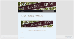 Desktop Screenshot of ecoledesmollieres.wordpress.com