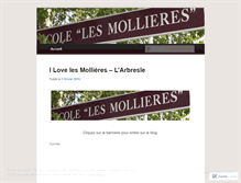 Tablet Screenshot of ecoledesmollieres.wordpress.com