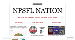 Desktop Screenshot of npsflnation.wordpress.com