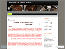 Tablet Screenshot of evolucionfallera.wordpress.com