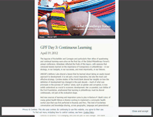 Tablet Screenshot of globalphilanthropyforum.wordpress.com