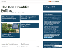 Tablet Screenshot of benfranklinfollies.wordpress.com