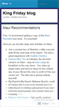 Mobile Screenshot of kingfridayseattle.wordpress.com