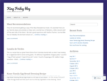 Tablet Screenshot of kingfridayseattle.wordpress.com
