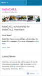 Mobile Screenshot of indiacall.wordpress.com