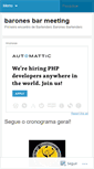 Mobile Screenshot of baronesbarmeeting.wordpress.com