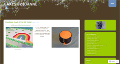 Desktop Screenshot of cakesbyjoanne.wordpress.com