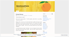 Desktop Screenshot of momofukuathome.wordpress.com
