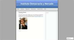 Desktop Screenshot of democraciaymercado.wordpress.com