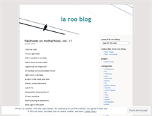 Tablet Screenshot of larooblog.wordpress.com