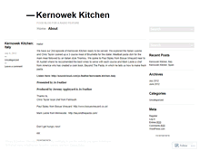 Tablet Screenshot of kernowekkitchen.wordpress.com