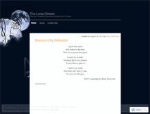 Tablet Screenshot of mistymoonweb.wordpress.com