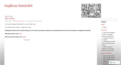 Desktop Screenshot of anglicansamizdat.wordpress.com