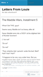 Mobile Screenshot of lettersfromlouie.wordpress.com