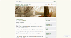 Desktop Screenshot of angelsandarchitects.wordpress.com