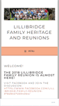 Mobile Screenshot of lillibridgereunions.wordpress.com