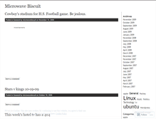 Tablet Screenshot of microwavebiscuit.wordpress.com