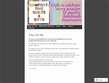 Tablet Screenshot of comforttime.wordpress.com