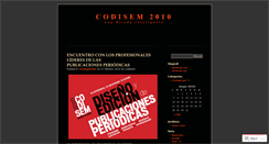 Desktop Screenshot of codisem.wordpress.com