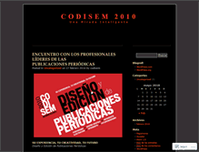 Tablet Screenshot of codisem.wordpress.com
