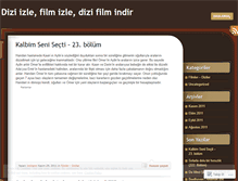 Tablet Screenshot of dizifilmizleindir.wordpress.com