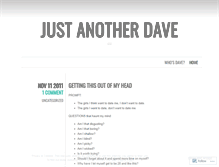 Tablet Screenshot of justanotherdave.wordpress.com