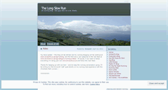 Desktop Screenshot of longslowrun.wordpress.com