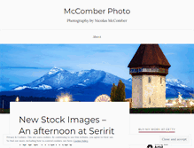 Tablet Screenshot of mccomberphoto.wordpress.com