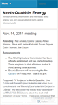 Mobile Screenshot of northquabbinenergy.wordpress.com