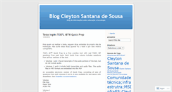 Desktop Screenshot of csantanaes.wordpress.com