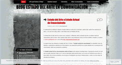 Desktop Screenshot of estadodelarteencomunicacion.wordpress.com