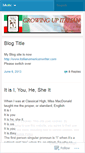 Mobile Screenshot of growingupitalian.wordpress.com