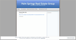 Desktop Screenshot of palmspringsreg.wordpress.com