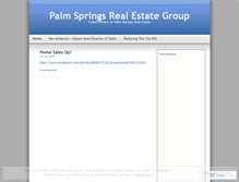 Tablet Screenshot of palmspringsreg.wordpress.com