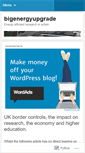 Mobile Screenshot of bigenergyupgrade.wordpress.com