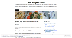 Desktop Screenshot of loseweight4ever.wordpress.com