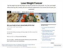 Tablet Screenshot of loseweight4ever.wordpress.com