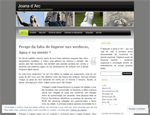 Tablet Screenshot of joanadarc.wordpress.com