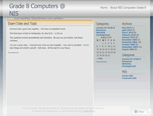 Tablet Screenshot of niscomputers8.wordpress.com