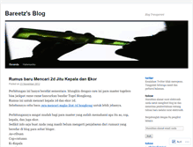 Tablet Screenshot of bareetz.wordpress.com