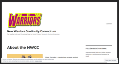 Desktop Screenshot of newwarriors.wordpress.com