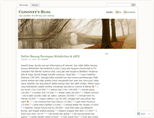 Tablet Screenshot of clinonet.wordpress.com