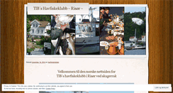 Desktop Screenshot of havfiskeklubben.wordpress.com