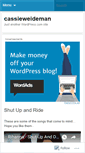 Mobile Screenshot of cassieweideman.wordpress.com