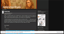 Desktop Screenshot of jadegreeneyes.wordpress.com