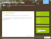 Tablet Screenshot of flowerstreet.wordpress.com