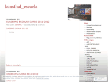 Tablet Screenshot of kunsthalescuela.wordpress.com