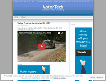 Tablet Screenshot of motortech.wordpress.com