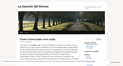 Desktop Screenshot of lacanciondelviernes.wordpress.com