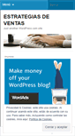 Mobile Screenshot of estrategiasdeventas.wordpress.com